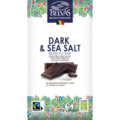 Tablet Dark & Sea Salt Rep Dom and Peru 90g