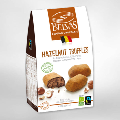 Organic Hazelnut Truffles 100g